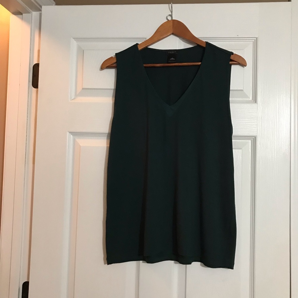Dark green Ann Taylor Factor tank top